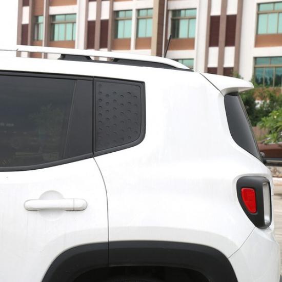 Car Triangular Window Glass Decor Cover Trim for Jeep Renegade 2016+ Accessories