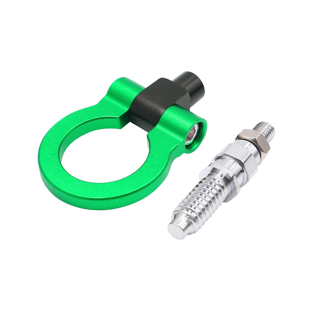 

uxcell Tow Hook Front Bumper Trailer Trailer Ring Tow Racing Screw for BMW E Aluminum 1 Piece Ring, Series, Alloy, Green,