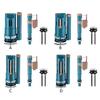 Double Push Button Toilet Drain Valves Replacement Toilet Cistern Inlet Valves Two Button Toilet Water Outlet Valves