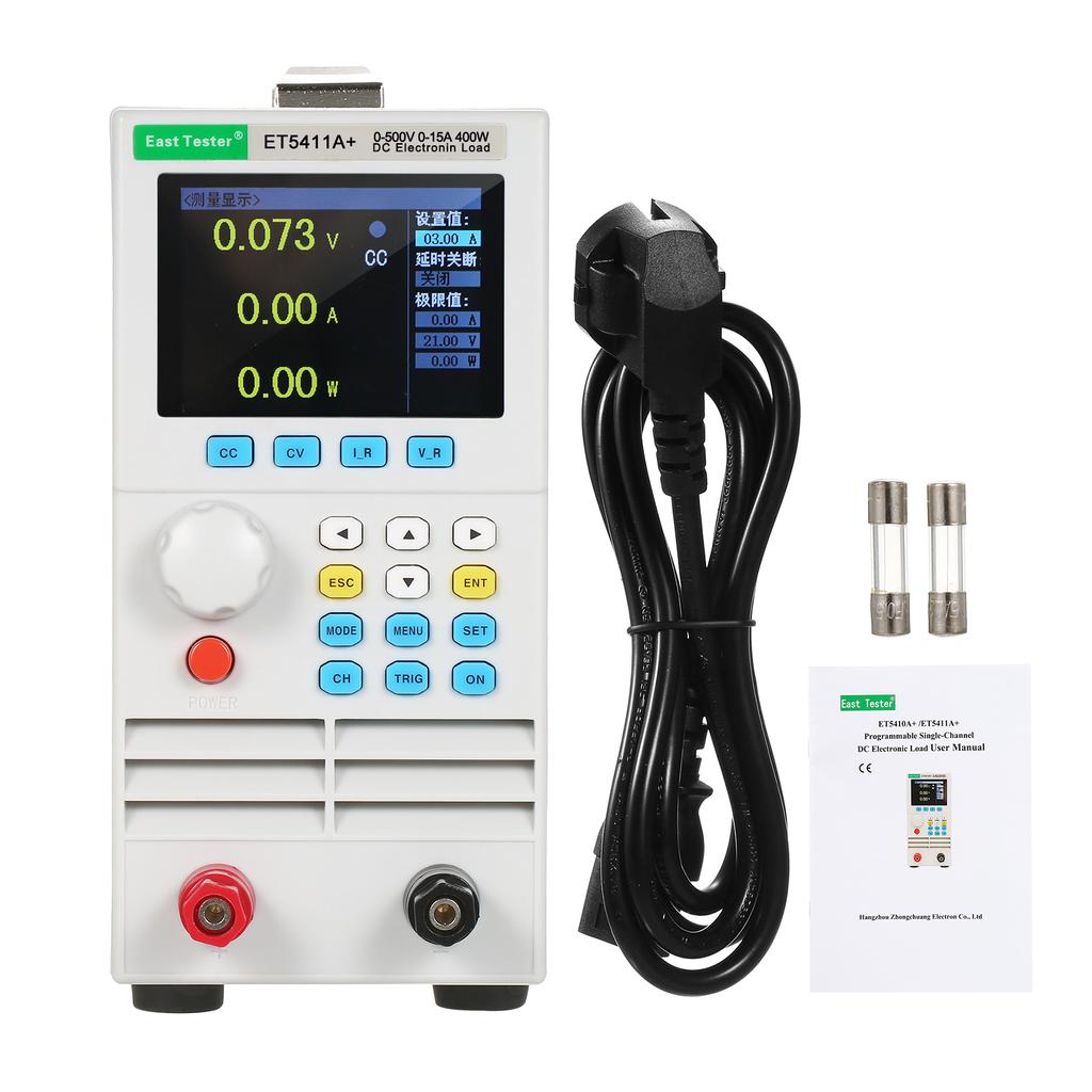 East Tester ET5411A+ Programmable Single-channel DC Electronic Load 500V 15A 400W Single Channel DC