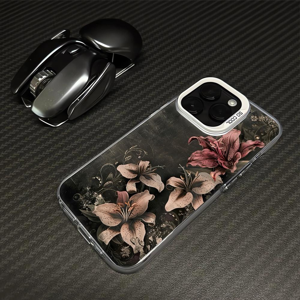 Coque de téléphone Morning Glory pour iPhone 16 12 13 11 14 15 Pro Max X Xs XR 7 8 Plus SE2020 2022 Coque antichoc Funda