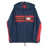 Gucci 599935 Navy Sherry Line Nylon Zip Hoodie Jacket Jacket 46 NavyUsed