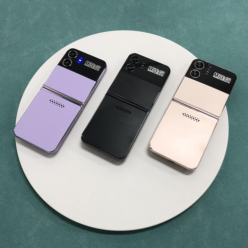 F265 Flip Phone 2.55 Inch 1400mAh FM Radio Camera Flashlight 4 SIM Card 2G Feature Phone