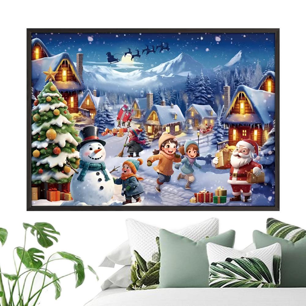 Advent Calendar 2025 Jigsaw 24 Days 1008 Pieces Christmas Advent Calendar Puzzle Family Game Night Parent-Child Interactive