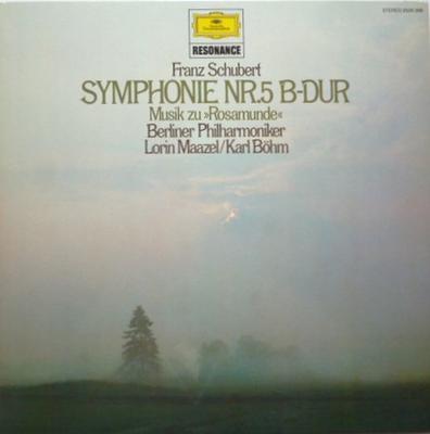 LP Record LORIN MAAZEL KARL BOEHM BERLINER Schubert Symphonie Nr5 Bdur D485 2535398 DEUTSCHE GRAMMO 1980 Germany Classical Used
