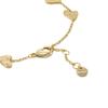 Skagen Women's ANJA HEARTS Gold-Tone Brass Chain Bracelet, SKJ5010710