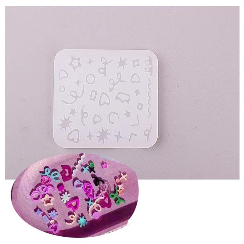 Love for Creative Quicksand Mold for Making Delicate Keychain Pendants Crafts Ornaments for Decoration Non-toxic Safe