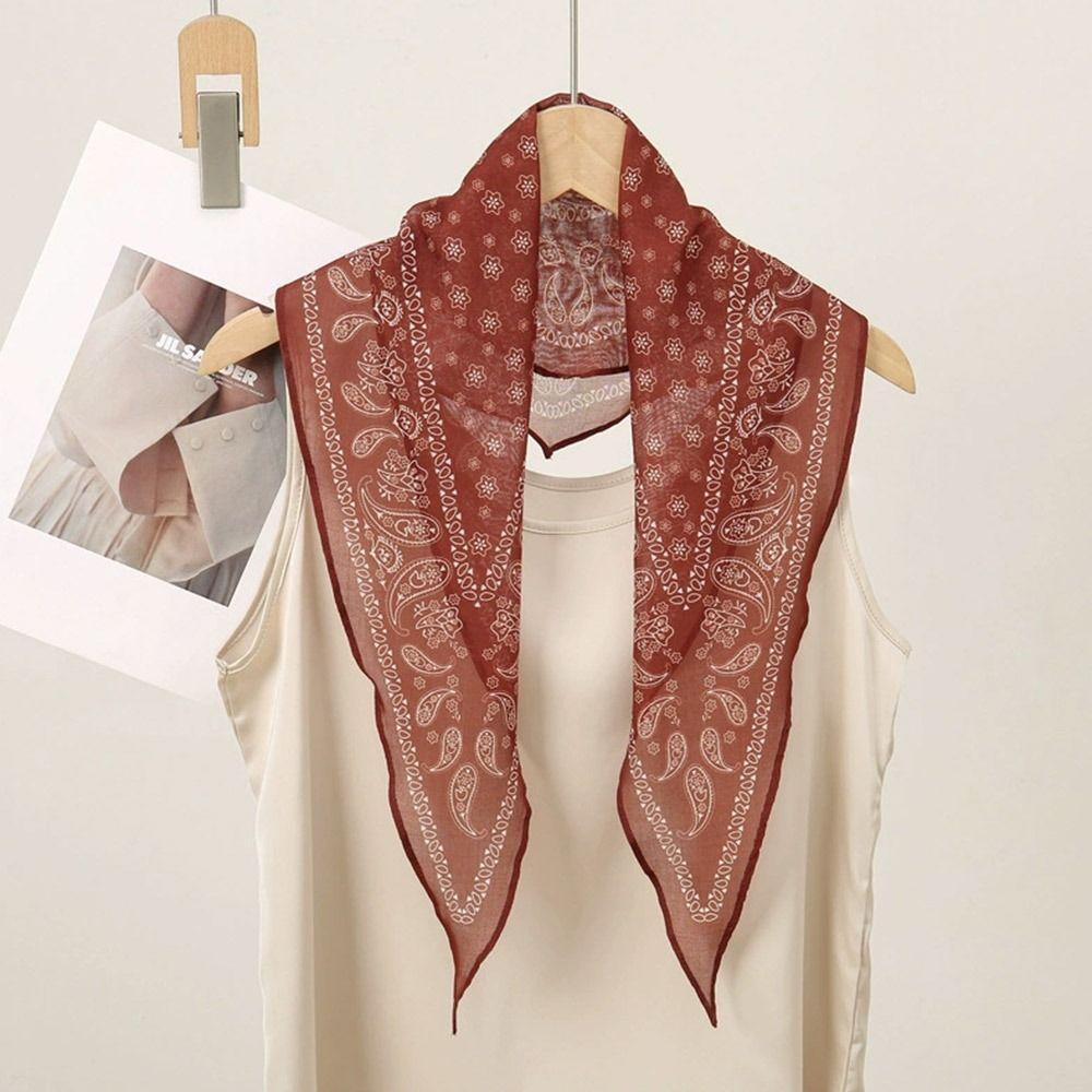 Thin Bib Shawl Hijabs Sunscreen Neckerchief Fashion Neck Cover Spring Autumn