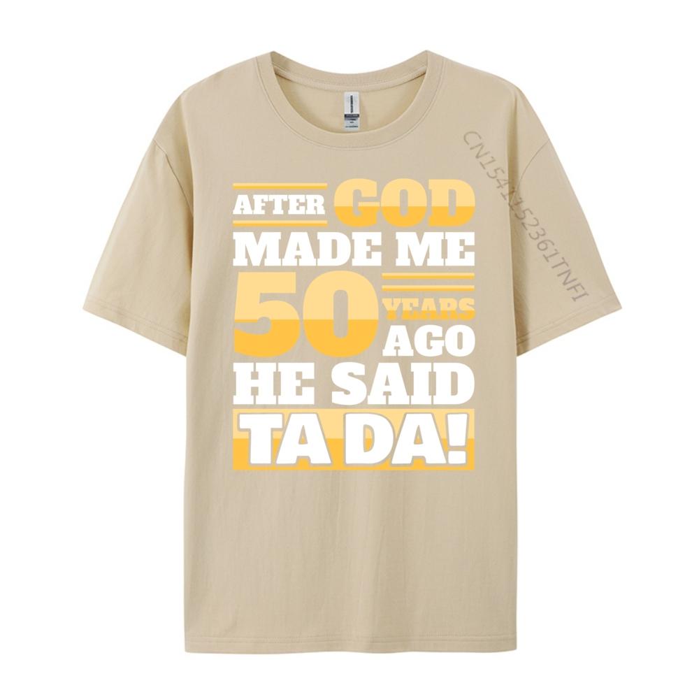 Funny 50th Birthday 50 Years Mens Shirts Graphic Tee Camiseta Masculina Chinese Style