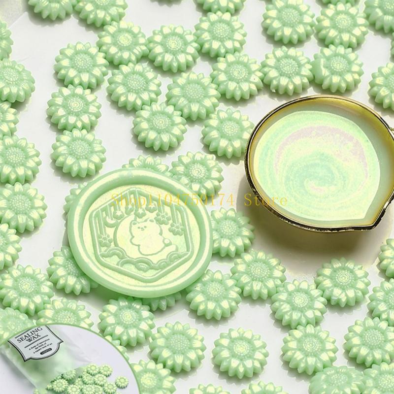 Flower Wax Seal Beads for Gift Wrapping Envelope DIY Art Craft top sale