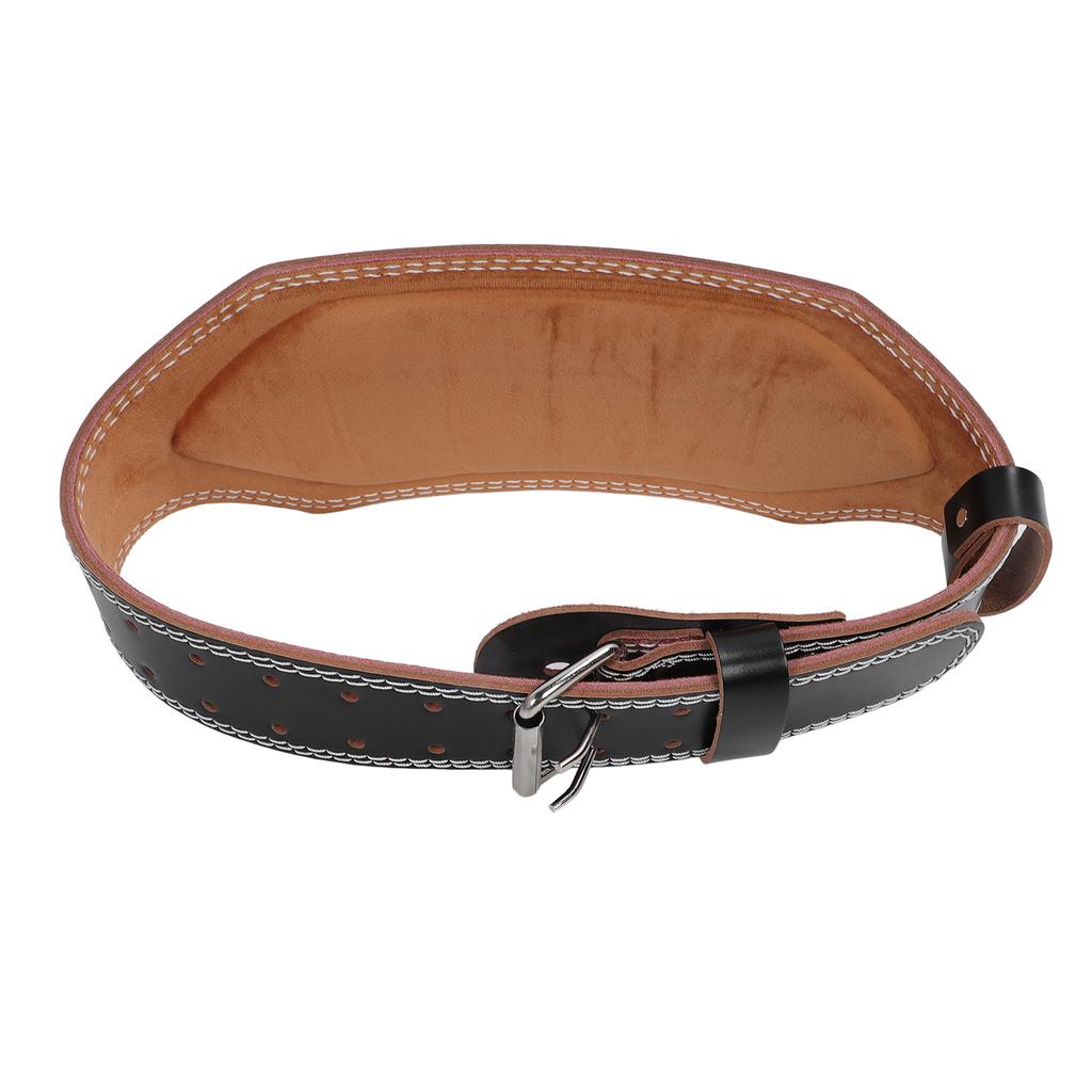 Weight Lifting Belt Professional Cowhide Wide Thick Workout Belt for Squat Hard Pull Exercise