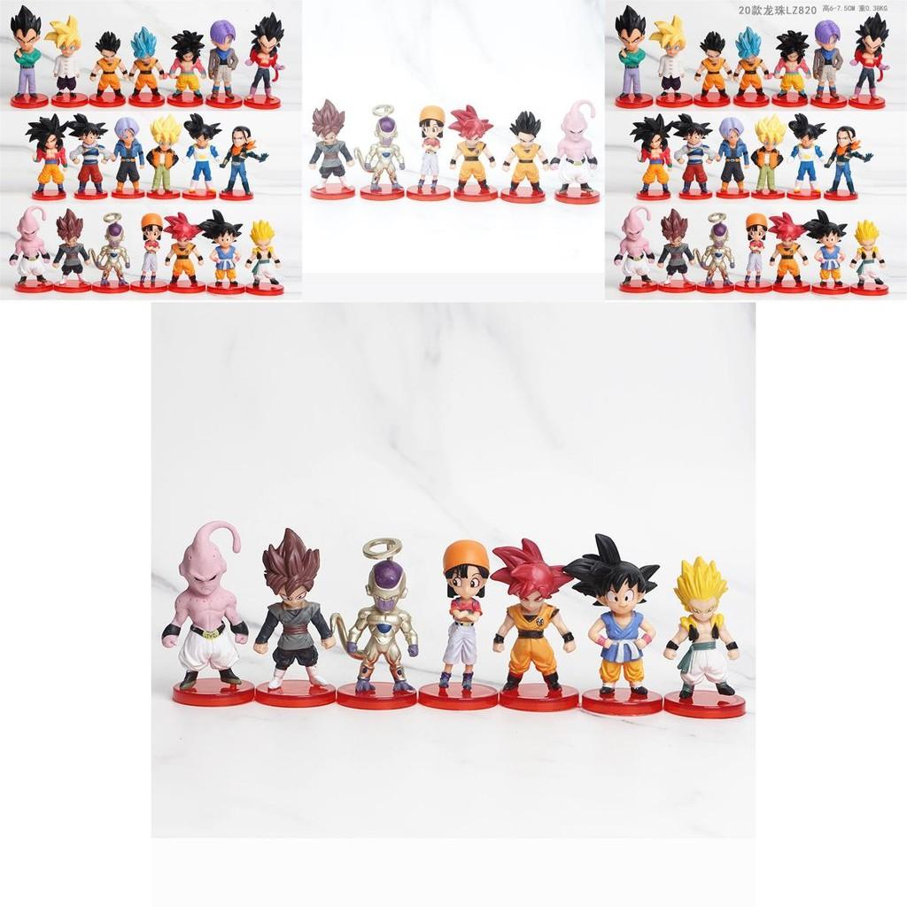 Collectible Dragon Ball Model Figures 20 Styles Super Saiyan 4 Buu Frieza Pvc