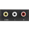 to AV Converter Box Video   AV CVSB L Celsius R 1080P  2AV Adapter HDTV