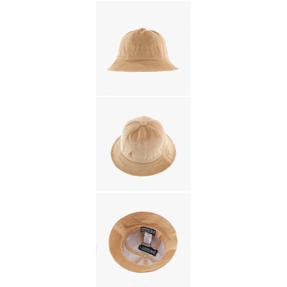 Kangol K5349 Beige Casual Corduroy Bucket Hat