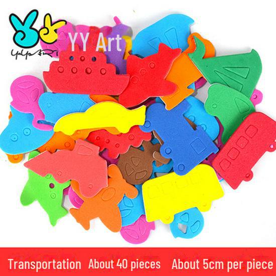 EVA Geometric Pattern DIY Foam Stickers for Kids