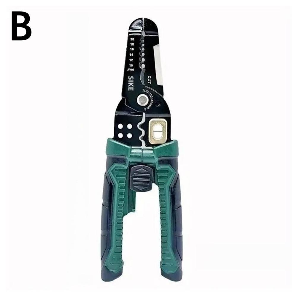 

1 шт. плоскогубцы для зачистки проводов, кусачки для проводов, многофункциональные ремонтные ножницы, электрические клещи для зачистки и обжима, ручной инструмент