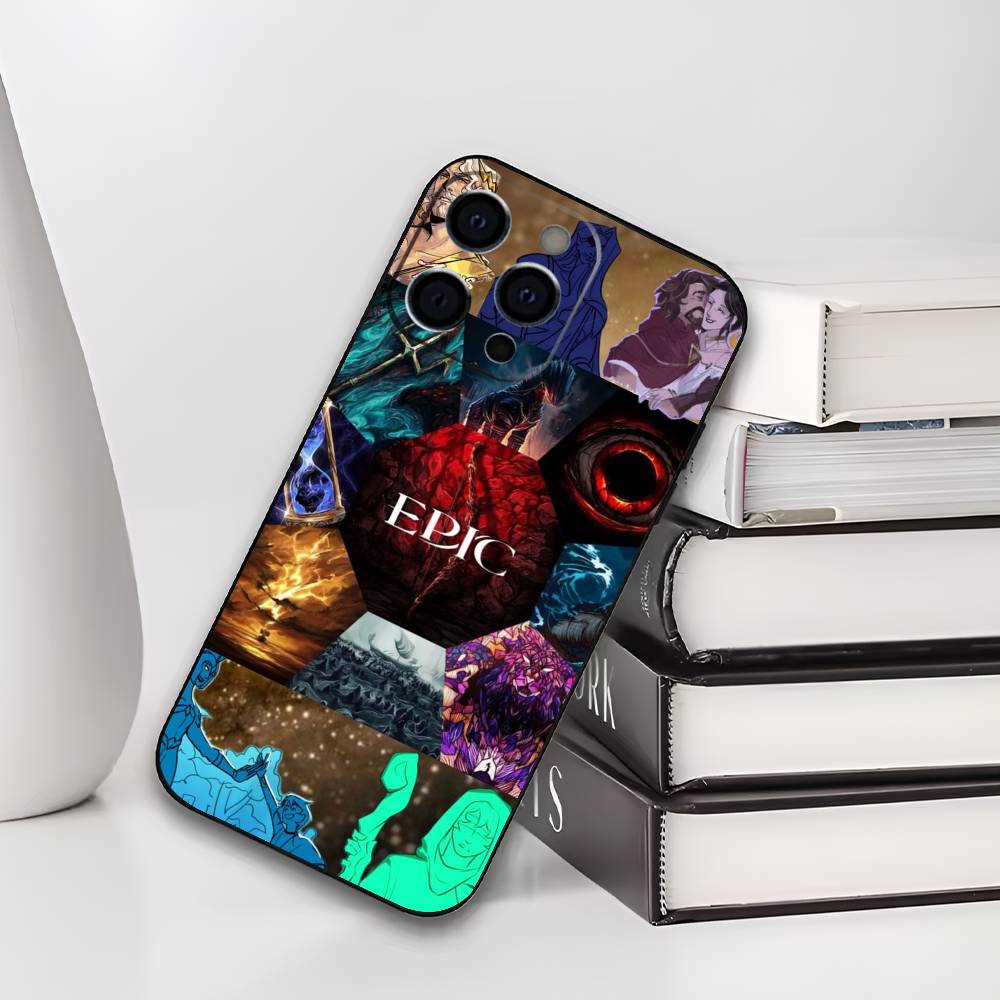 

E-Epic the Musical Black Soft Silicone Phone Case for iPhone 17/16/15/14/13/12/11 pro Max/XS Compatible with Multiple Models iPhone11PROMAX