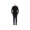 Y-3 Logo Crew Neck Pullover Solid Color Casual Fitted Knit Sweater Men Sweater Black DP0533