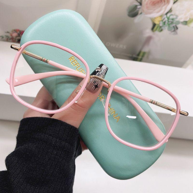 Vintage Blue Light Blocking Reading Glasses Men Women Fashion Oversized Square Presbyopia Luxury Large Far Sight Eyeglasses