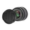 Set of 2pcs Slim 49mm Universal Lens Cover Twist On Anti Reflection Lightweight ABS Plastic For Camera Accessories