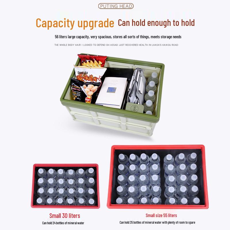 Multifunctional Folding Storage Box: Compact Camping Wardrobe & Household Organizer