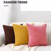 Mjuk Plysch Flanell Kuddfodral Manchestertyg Kuddfodral 40X40 45X45 50x50cm Fluffigt Soffkuddfodral för Soffa Vardagsrumsinredning
