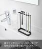 Yamazaki Tower Toothbrush W x 5cm D x Model 4699 Holder, 5-Piece Set, Black, Approx. 12.5cm 18.5cm H,