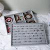 Velvet Jewelry Display Tray Jewellery Holder Bracelet Ring Earrings Necklace Pendant Organizer Storage Box Organizator Trays