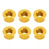 Rear Sprocket Nut Kit M10x1.25mm Gold For Suzuki GSXR 600 750 1000 SV 650 1000