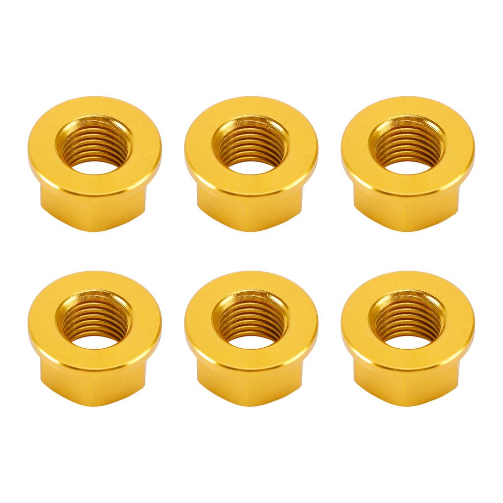 Rear Sprocket Nut Kit M10x1.25mm Gold For Suzuki GSXR 600 750 1000 SV 650 1000