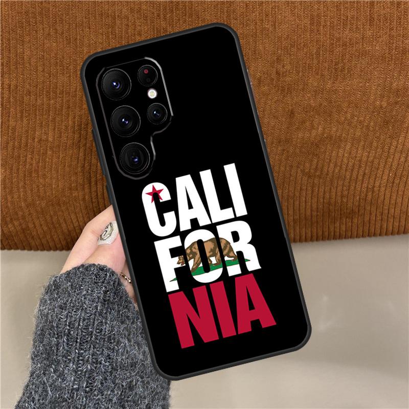 

California Flag Phone Case For Samsung Galaxy S25 Ultra S9 S10 S20 S21 S22 Plus S24 FE S23 Ultra Back Cover Galaxy S25