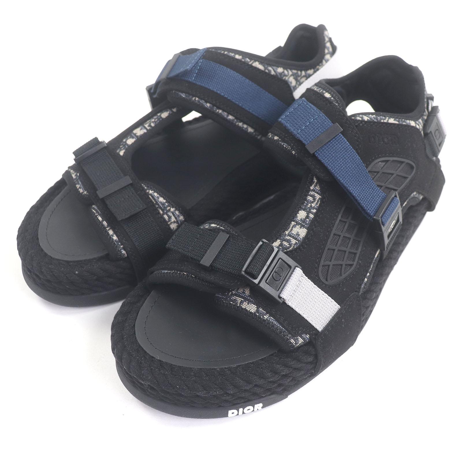 

Excellent DIOR Sandals Atlas Oblique Sport Sandals black mens 44 Used