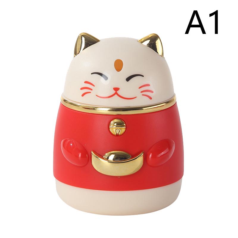 Adorable Cartoon Style Automatic Toothpick Box Nice Plastic Toothpick Holder Dust-proof Toothpick Dispenser Home Restaurant Press Design