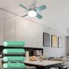 With Remote Control E27 Socket Ceiling Fan Wireless Fans Lighting  Office Garage Restaurant