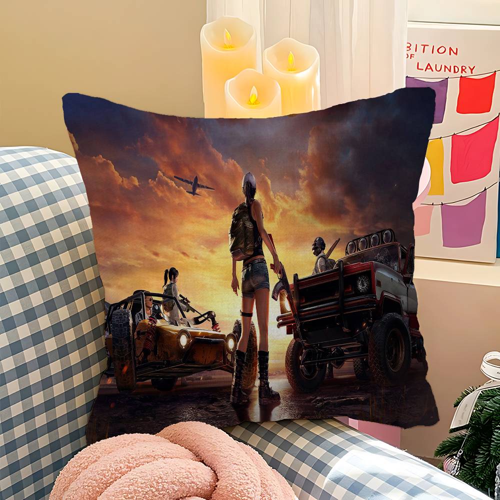 Classic Games PUBG Printed pillow cover sofa cushion cover home room decoration children gift