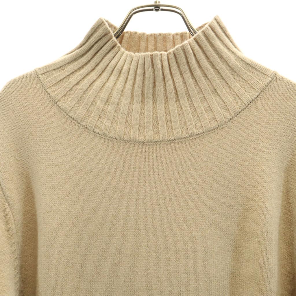 FRAY I.D Long Sleeve Knit Long Dress F Beige Women Used