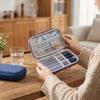 Portable Waterproof Insulin Cooling Bag Dust-proof Zipper Insulin Organizer Shockproof Medicine Storage Box Travel