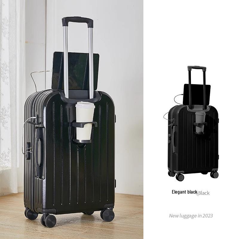 20-Inch Carry-On Suitcase with Universal Wheels, Rechargeable, for Men, Women, & Students