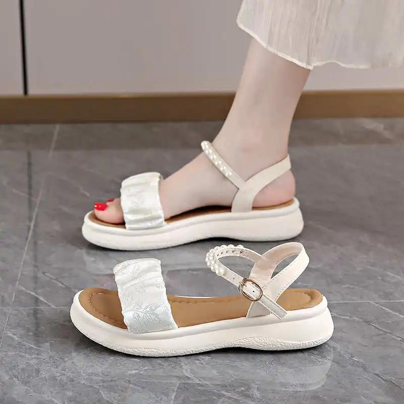 Fashion Thin Heel Rubber Sole Women Orange Shoes Slippers Summer Shoes Women's Sandals Sneakers For Women Flip Flops Sports