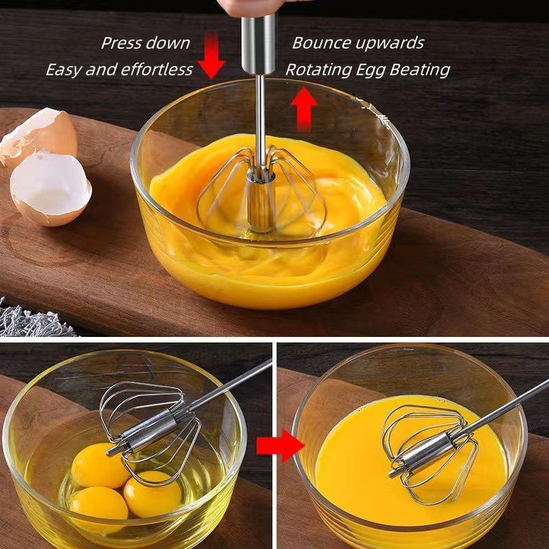 Haushaltsküchenwerkzeuge halbautomatischer Eierschläger rotierender Sahne-Eimixer Haushalts-Hand-Eierschläger Backwerkzeuge