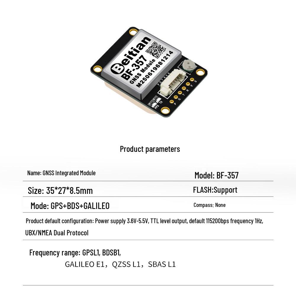 North Sky BF-182 GPS Module Beidou Navigation for Fixed-Wing FPV Drone Flight Controller.