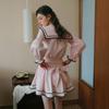 CEST MOIDEW Cest_Pink Ribbon Shirring Skirt