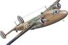 VALOM Scale British De Havilland Flamingo Airliner Royal Flying Corps Plastic Model Kit CV72147 1/72 DH.95 Twin-Engine