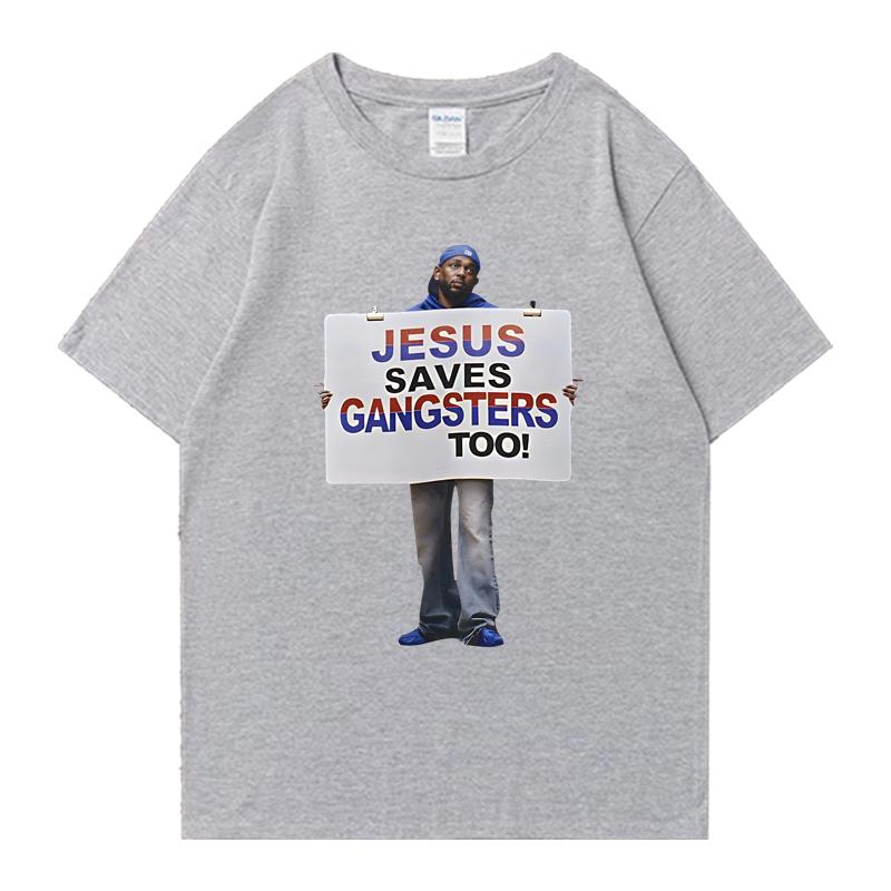 High Quality Kendrick Lamar Hip Hop Oversized t-shirt Cotton Men Women Crew Neck short sleeve t-shirts Casual Unisex clothing