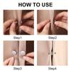 1/5/10Pairs Magnetic Curtain Buttons Clips Detachable Window Screen Close Magnet Buckle Nail Free Curtain Clip Home Room Accessories