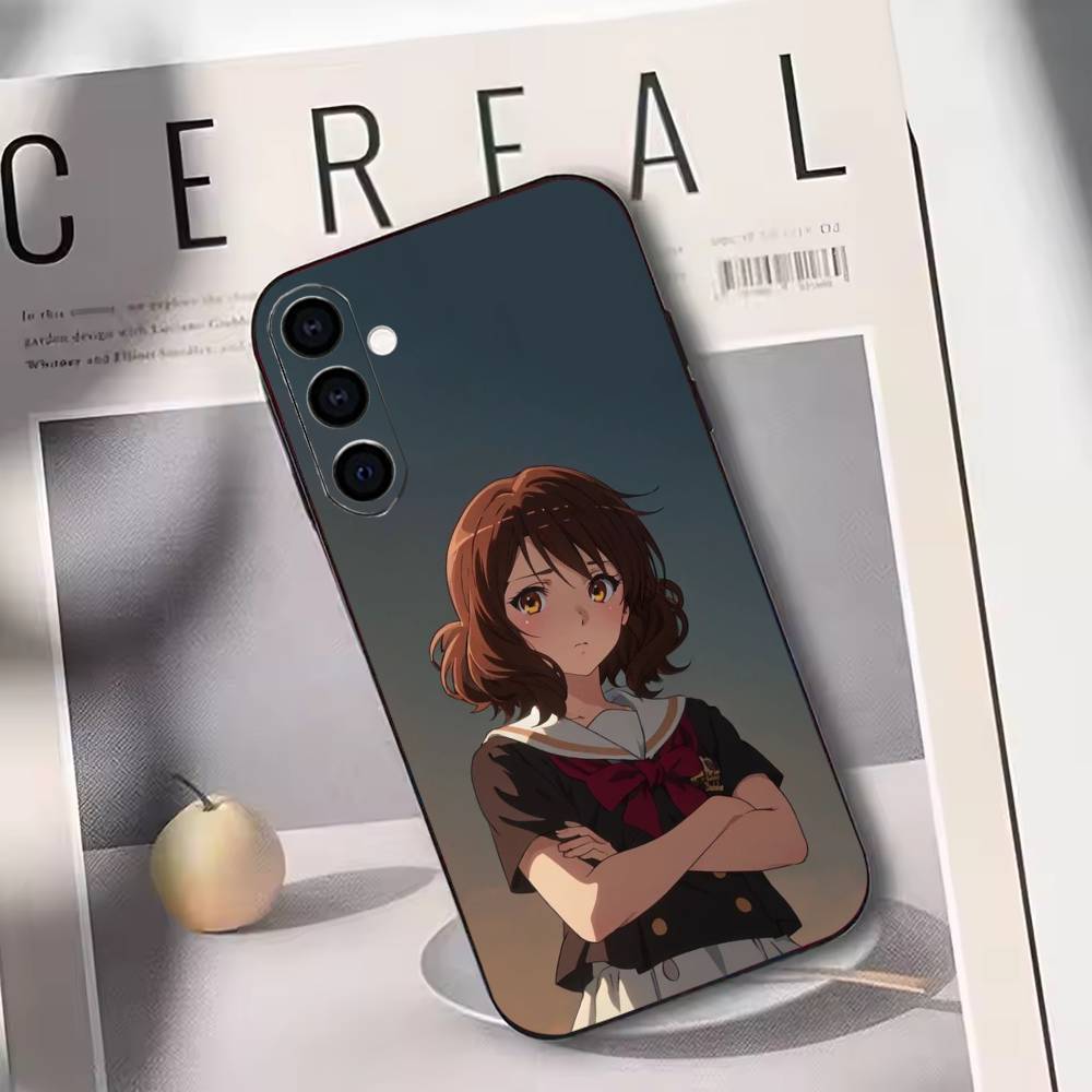 Kumiko Oumae Phone Case For Samsung Galaxy A73,A72,A71,A70,A53,A52,A51,Soft Silicone Black Cover