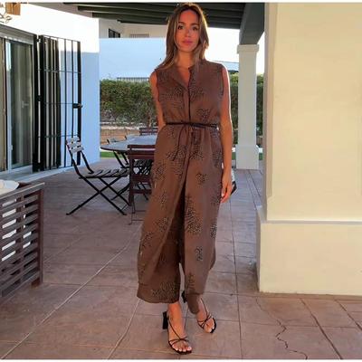 Fashion Embroidery Tank Women Retro O-neck Sleeveless Belt Long Vest Summer Autumn Street Lady Vests