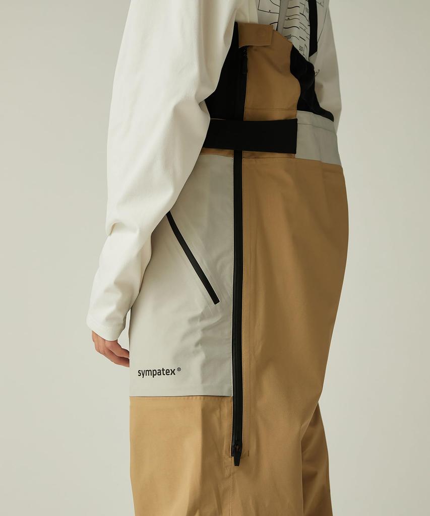 Snow Peak MofM Snow Bib Pants Bib and Size M MM4510-PT01 Overalls, Jumpsuit, Coverall, Pants, Men's Women's, Black,