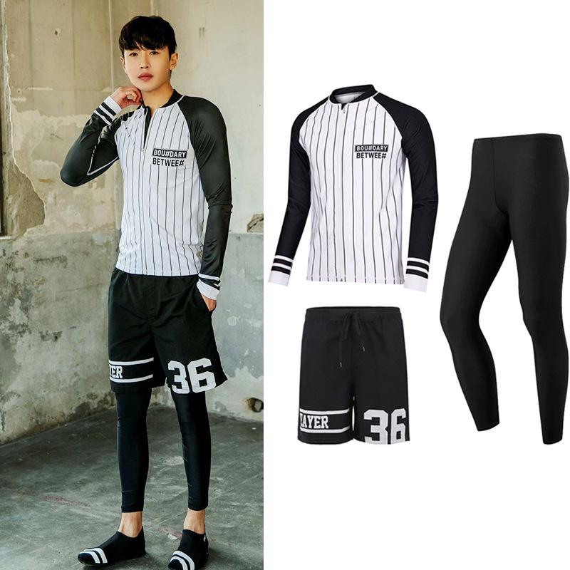 Two-Piece Snorkeling Wetsuit with Sun Protection: Women s  Men s Long Sleeve, Quick-Dry Suit L