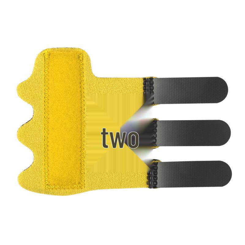 Hand Support Finger Splint with Steel Plate – Comfortable Sports Protector for Five Fingers